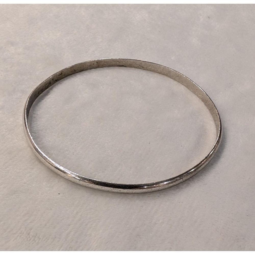 Danecraft Sterling Silver Bangle Bracelet Vintage Minimalist Stacking Band 925